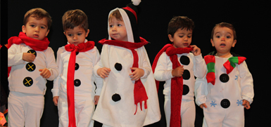 Festival de Navidad 2019. Alumnos de Infantil 0-3